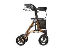 Rollator Taima sepia metallic Seitenansicht